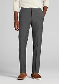 Men's Traveler® Collection COOLMOTION Slim Fit Wool Blend Dress Pants at Jos. A. Bank, Charcoal/Grey