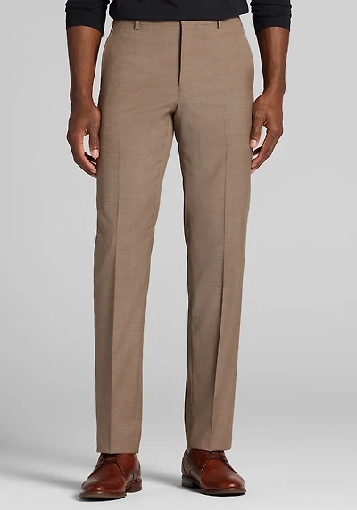 Men's Traveler® Collection COOLMOTION Slim Fit Wool Blend Dress Pants at Jos. A. Bank, Tan