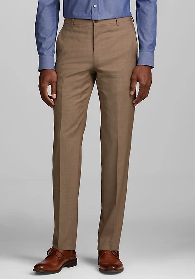 Men's Traveler COOLMOTION Wool Dress Pant - Slim Fit at Jos. A. Bank, Tan