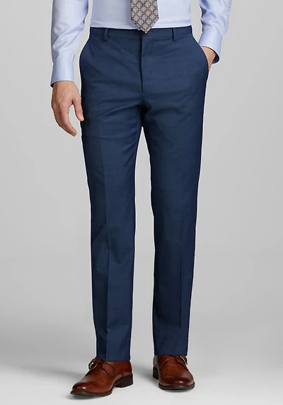 Men's Traveler COOLMOTION Wool Dress Pant - Slim Fit at Jos. A. Bank, Blue