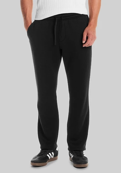 Men's Vintage & Black Tailored Fit Ribbed Joggers at Jos. A. Bank, Black