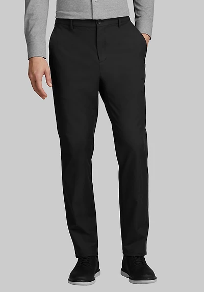 Men's Traveler Performance Chinos - Tailored Fit at Jos. A. Bank, Black