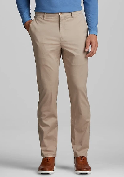 Men's Jos. A. Bank Comfort Stretch Casual Chinos - Tailored Fit at Jos. A. Bank, British Tan