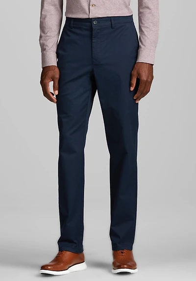 Men's Jos. A. Bank Comfort Stretch Casual Chinos - Tailored Fit at Jos. A. Bank, Blue/Navy