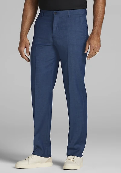 Men's Traveler Performance Wool Dress Pant - Traditional Fit at Jos. A. Bank, Blue/Navy
