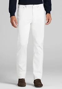 Men's Jos. A. Bank Straight Leg Jeans at Jos. A. Bank, Cream/White