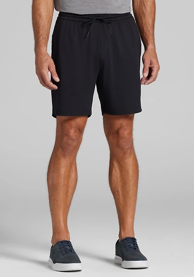 Men's Traveler COOLMOTION Tailored Fit Jogger Shorts at Jos. A. Bank, Jet Black