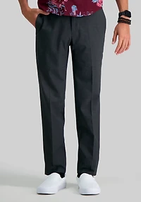 Men's Haggar Slim Fit 4-Way Stretch Flat Front Dress Pants at Jos. A. Bank, Charcoal/Grey