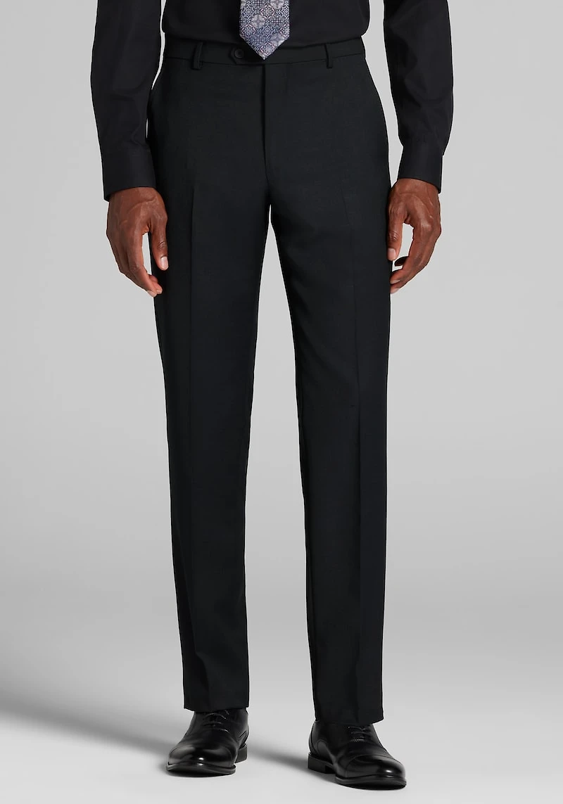 Men's Traveler® COOLMOTION Slim Fit Dress Pants at Jos. A. Bank, Black