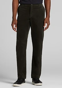 Men's 1905 Collection Tailored Fit Casual Corduroy Pants at Jos. A. Bank, Dark Green