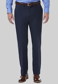 Men's Haggar Premium Comfort Classic Fit Flat Front Dress Pant at Jos. A. Bank, Blue