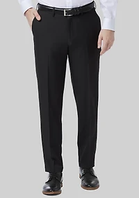 Men's Haggar Premium Comfort Slim Fit Flat Front Dress Pants at Jos. A. Bank, Black