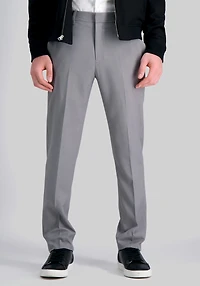 Men's Haggar Premium Comfort Slim Fit Flat Front Dress Pants at Jos. A. Bank, Grey