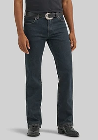 Men's Wrangler Loose Boot Jeans at Jos. A. Bank, Black Wash,