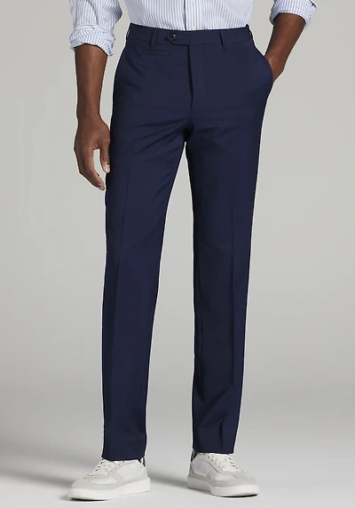 Men's Traveler Collection Slim Fit 100% Italian Wool Suit Pants at Jos. A. Bank, Blue/Navy