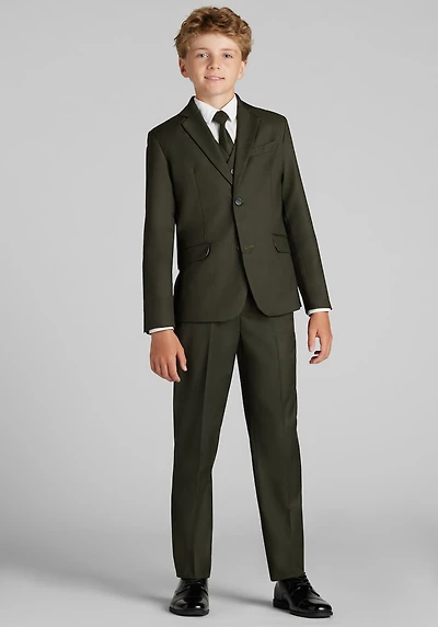 Men's Peanut Butter Collection Slim 007 5-Piece Suit Set at Jos. A. Bank, Green/Olive