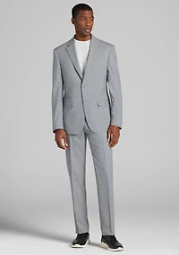 Men's Jos. A. Bank Tailored Fit Wool Blend Suit Separates Medium Plaid Jacket at Jos. A. Bank, Grey