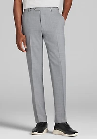 Men's Jos. A. Bank Tailored Fit Wool Blend Suit Separates Medium Plaid Pants at Jos. A. Bank, Grey