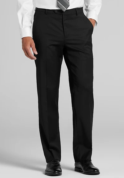 Men's Traveler Collection Traditional Fit Suit Pants at Jos. A. Bank, Black