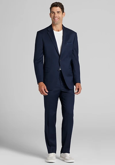 Men's Traveler Collection Traditional Fit Suit Jacket at Jos. A. Bank, Blue