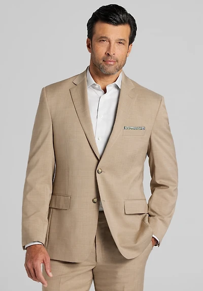Men's Reserve Collection Traditional Fit Italian Wool Suit Jacket at Jos. A. Bank, British Tan