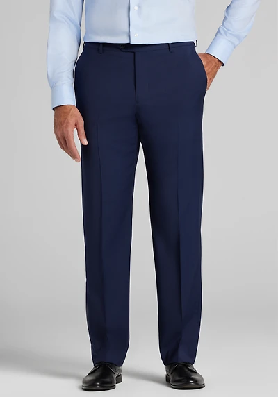Men's Reserve Collection Traditional Fit Suit Pants at Jos. A. Bank, Blue/Navy