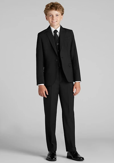 Men's Peanut Butter Collection Slim Fit Luxor 5-Piece Suit Set at Jos. A. Bank, Black