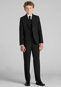 Men's Peanut Butter Collection Slim Fit Luxor 5-Piece Suit Set at Jos. A. Bank, Black