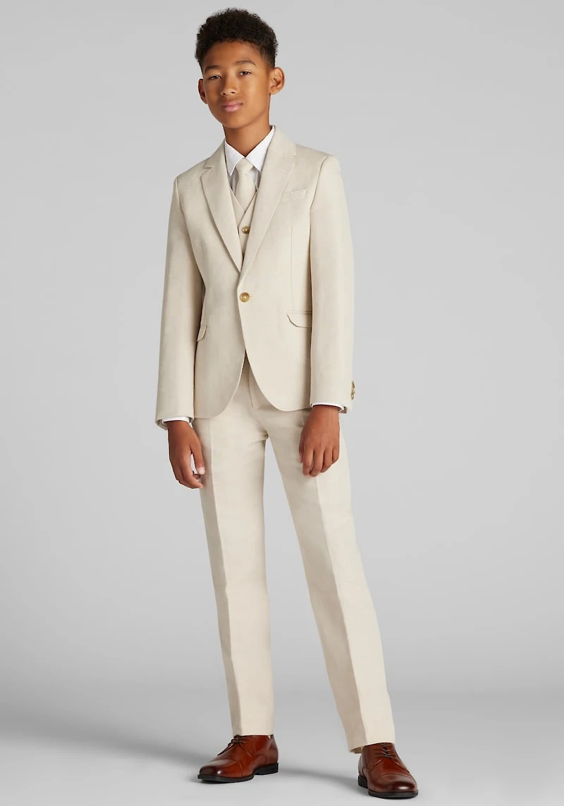 Men's Peanut Butter Collection Slim Fit Oasis Safari Suit at Jos. A. Bank, Sand/Tan