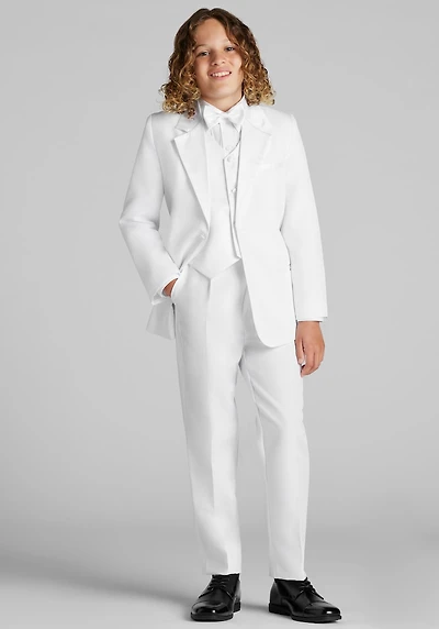Men's Peanut Butter Collection Slim Fit Bond Tuxedo at Jos. A. Bank, Cream/White