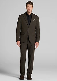 Men's Jos. A. Bank Comfort Stretch Tailored Fit Solid Flannel Suit Jacket at Jos. A. Bank, Brown