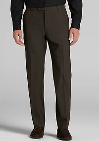 Men's Jos. A. Bank Comfort Stretch Tailored Fit Solid Flannel Suit Pants at Jos. A. Bank, Brown