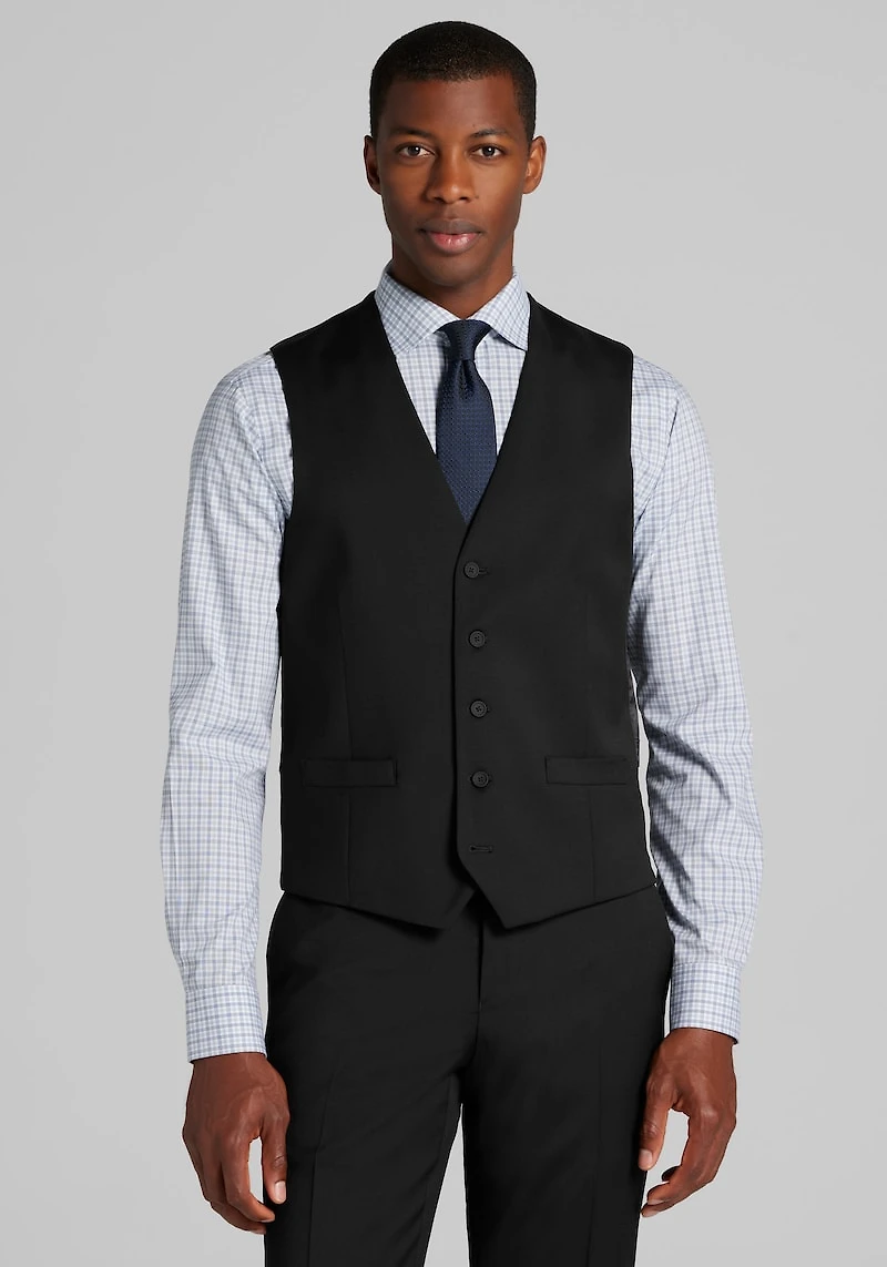 Men's Traveler® COOLMOTION Slim Fit Suit Vest at Jos. A. Bank, Black