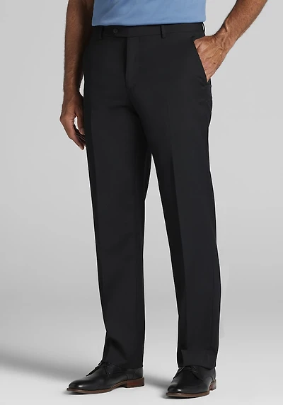 Men's Traveler® COOLMOTION Traditional Fit Suit Pants at Jos. A. Bank, Black