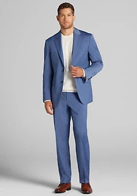 Men's 1905 Navy Tailored Fit Solid Suit Jacket at Jos. A. Bank, Denim Blue