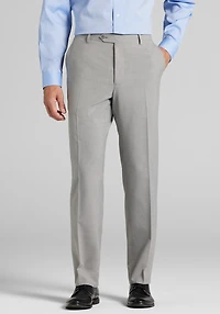 Men's 1905 Collection Tailored Fit Check Suit Pants at Jos. A. Bank, Grey