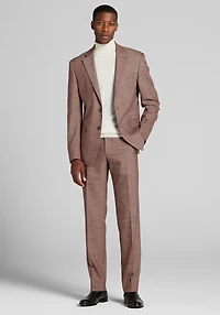 Men's 1905 Navy Tailored Fit Donegal Herringbone Suit Jacket at Jos. A. Bank, Orange/Rust