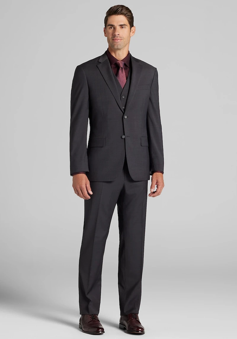 Men's Traveler COOLMOTION Tailored Fit Suit Jacket at Jos. A. Bank, Graphite/Grey