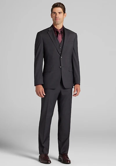 Men's Traveler COOLMOTION Tailored Fit Suit Jacket at Jos. A. Bank, Graphite/Grey