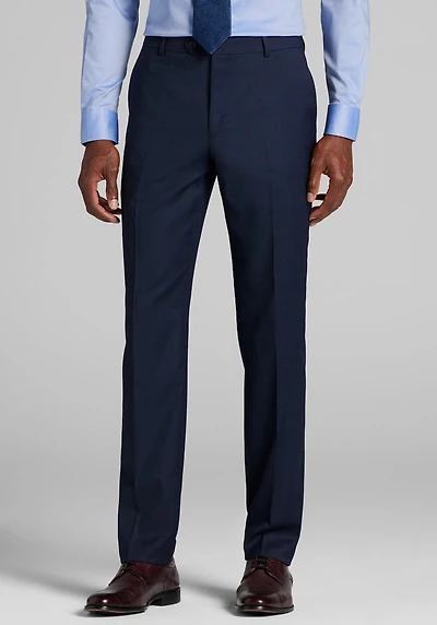 Men's Traveler COOLMOTION Slim Fit Suit Pants at Jos. A. Bank, Blue