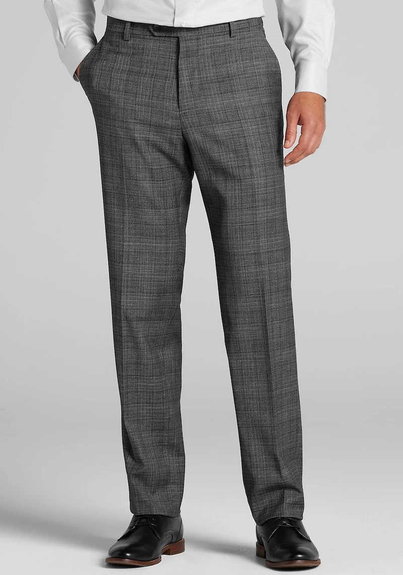 Men's Traveler® COOLMOTION Tailored Fit Suit Pants at Jos. A. Bank, Charcoal/Grey