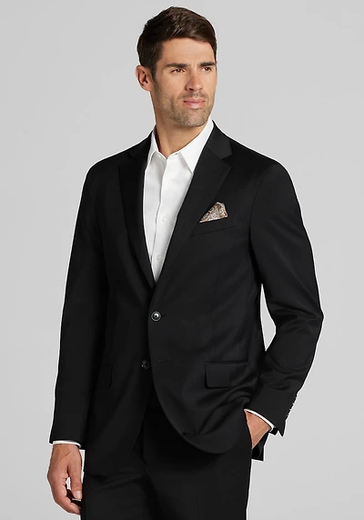 Men's Reserve Collection Tailored Fit Suit Jacket at Jos. A. Bank, Black