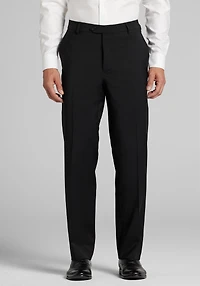 Men's Reserve Collection Tailored Fit Italian Wool Pants at Jos. A. Bank, Black