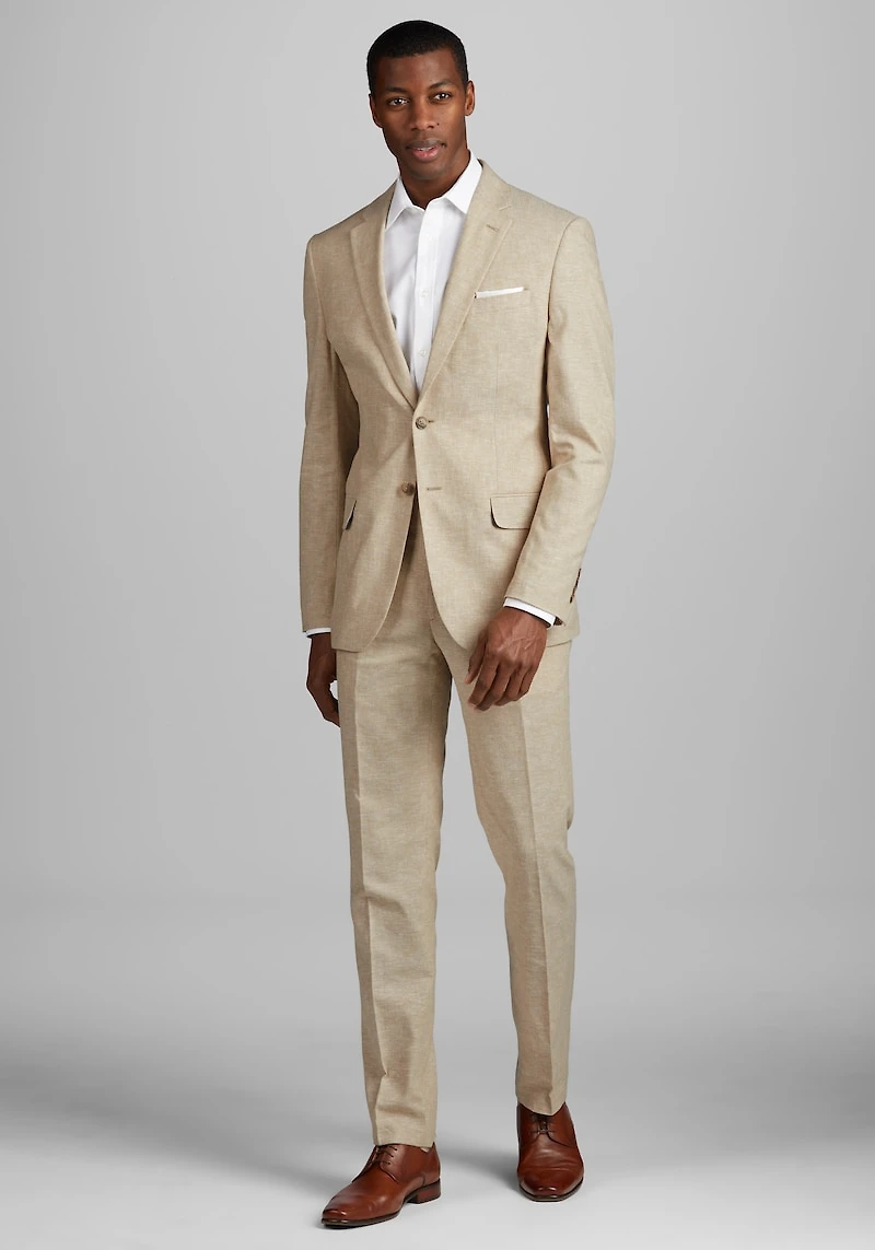 Men's Jos. A. Bank Slim Fit Linen Blend Suit Jacket at Jos. A. Bank, Tan