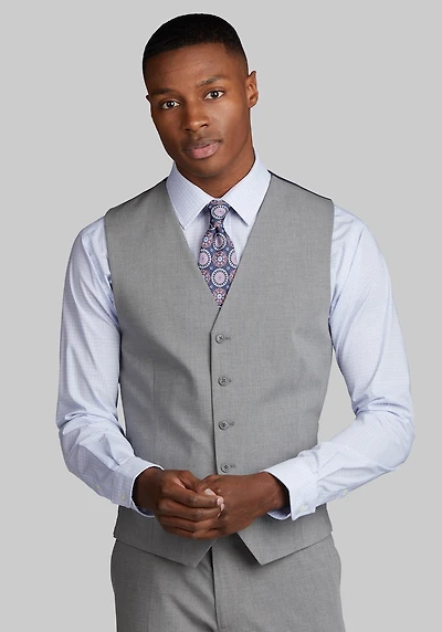 Men's Jos. A. Bank Tailored Fit Suit Vest at Jos. A. Bank, Light Grey