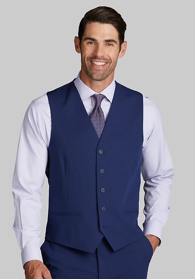 Men's Jos. A. Bank Tailored Fit Suit Vest at Jos. A. Bank, Bright Blue