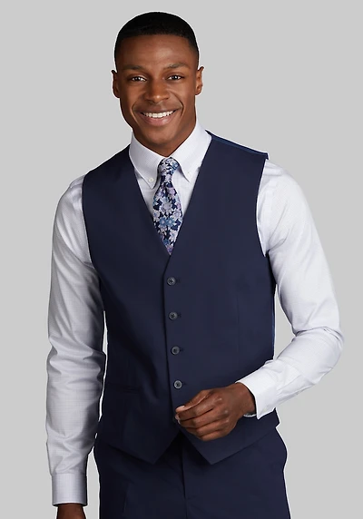 Men's Jos. A. Bank Tailored Fit Suit Vest at Jos. A. Bank, Blue/Bright Navy