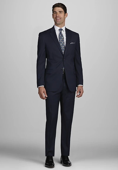 Men's Traveler Performance Collection Tailored Fit Suit Jacket at Jos. A. Bank, Blue