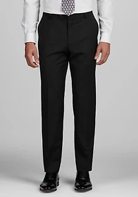Men's Traveler Performance Collection Tailored Fit Suit Pants at Jos. A. Bank, Black