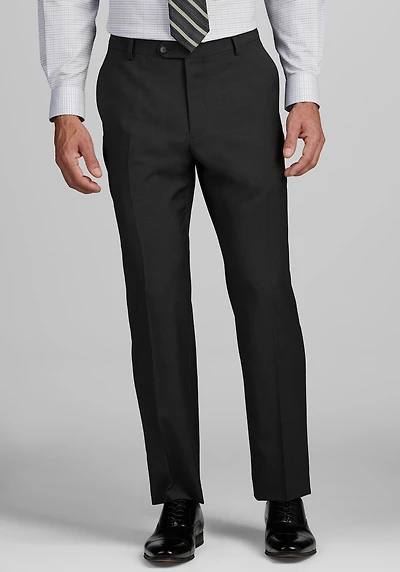Men's Traveler Performance Collection Tailored Fit Suit Pants at Jos. A. Bank, Dark Grey